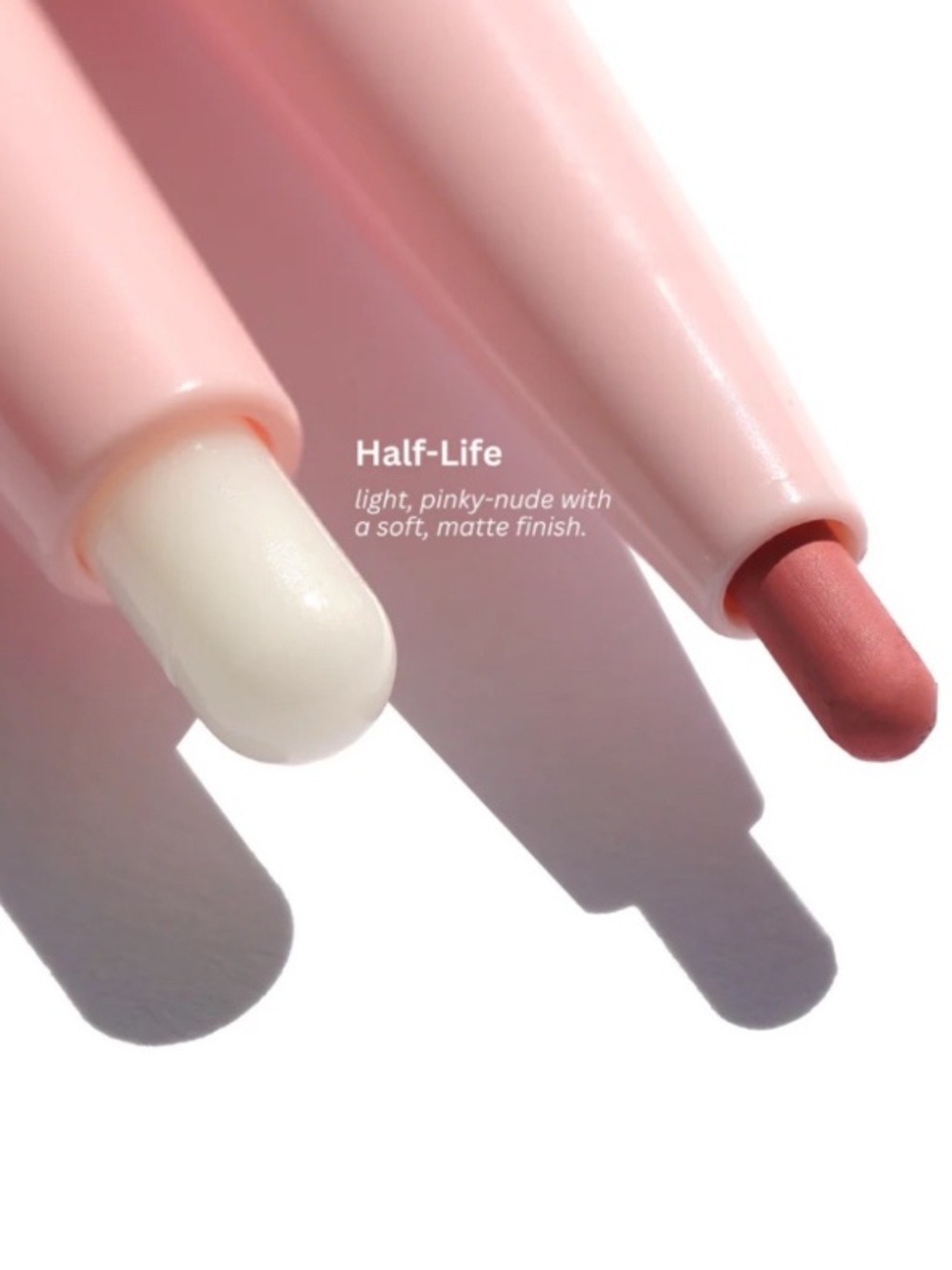HALF CAKED The Script Lip Primer & Lip Liner in Half Life (Nude Pink ) NEW! - Picture 3 of 11